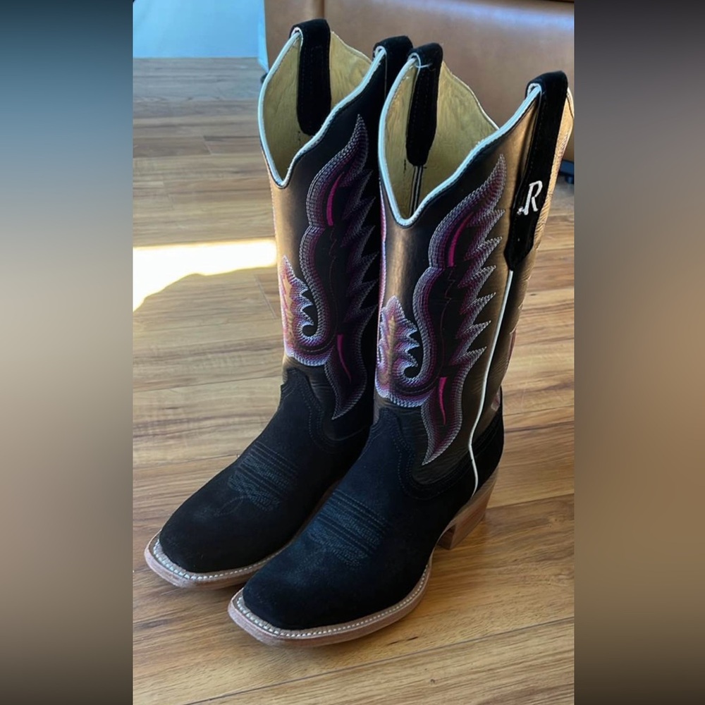 R Watson Boots R Womens Black Roughout 13in Black
Boot